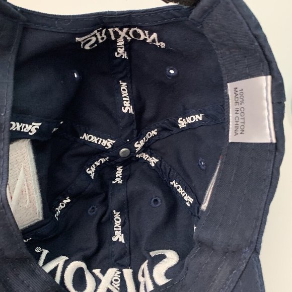 Srixon ZStar Truckers Hat Strap Back Mens Blue Golf Logo Adjustable Baseball Cap - Picture 10 of 11